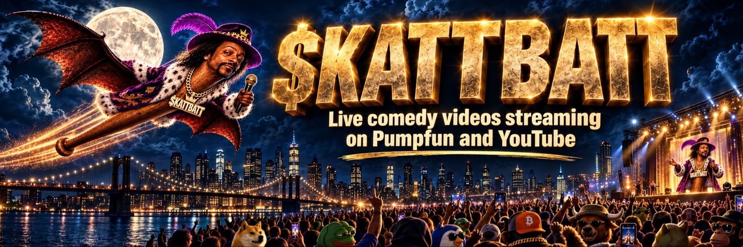 $KATTBATT — live comedy videos streaming on Pump.fun and YouTube